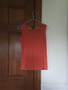 Mirasol Coral Velvet Scoop Neck Tank